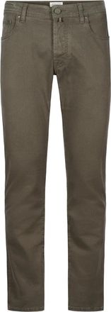 Jacob Cohen Groene Bardbroek - Heren - Chinos - Groen - W31 - Katoen - Broeken