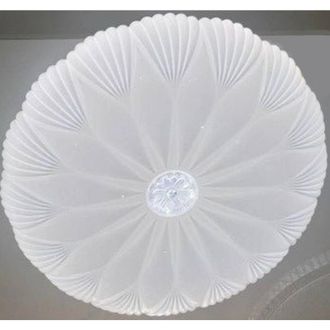 Trade Shop Trade Shop - Plafoniera 40cm With Central Cristal Glitter Led 50w To Light 6500k 70973