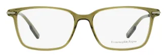 Ermenegildo Zegna EZ5246 Rectangular Leggerissimo Eyeglasses - Green