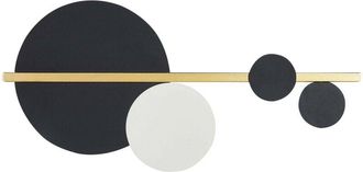 Beliani LED Wall Lamp PARITA Metal Black