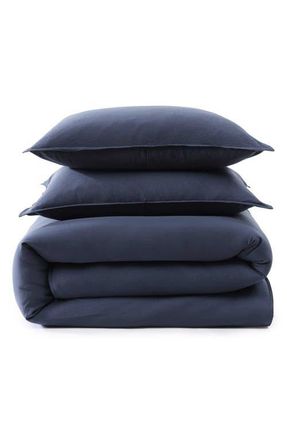 Tommy Hilfiger Core Comforter & Shams Set in Navy Blue at Nordstrom, Size Full/queen