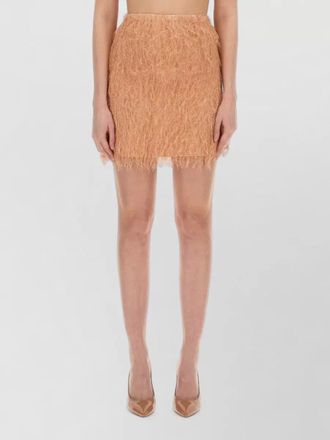 Alysi cotton regular-fit mini skirt