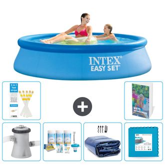 Intex Piscina Easy Set Redonda - 244x61 Cm - 7-piezas S188