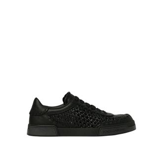 Dolce & Gabbana Sneakers, male, Black, 10 UK, Woven Leather Trainers