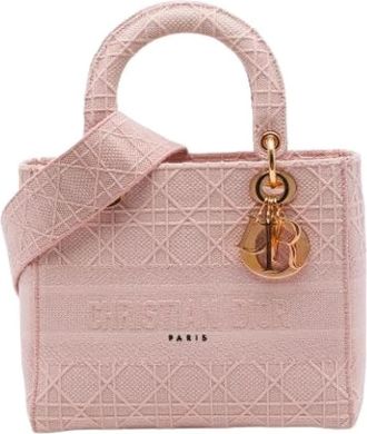 Dior Pre-owned Lady D-Lite - Dames - Vintage Mini Tas - Roze - ONE Size - Vintage
