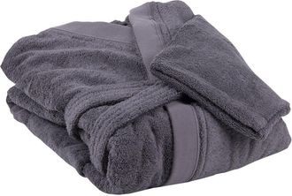 cofan Cofan - Albornoz Gris Antracita Gr.500/m2 Modelo Piedra Talla Xxl