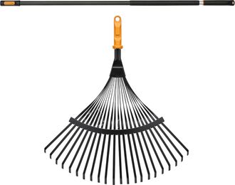 OEM Cabezal De Rastrillo De Metal Fiskars Oneclick De 42 Cm + Mango De 119-174 Cm