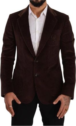 Dolce & Gabbana Hombre, Chaquetas, Marr&oacute;n, Talla: L