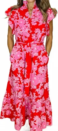Entro Womens The Domain Dress In Pink