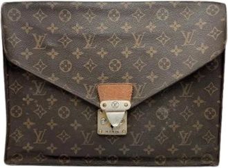 Louis Vuitton Pre-owned Clutches, female, Brown, Size: ONE SIZE Pre-owned Vintage Clutch