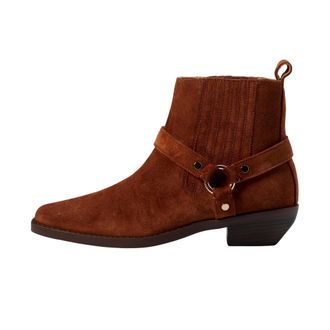 Madewell Alec Moto Western Boot Dried Maple NN025-245 Womens