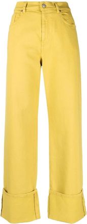 Parosh Parosh broek met rechte pijpen