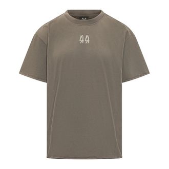 44 Label Group T-Shirts, male, Beige, Size: XL Short Sleeve T-Shirt