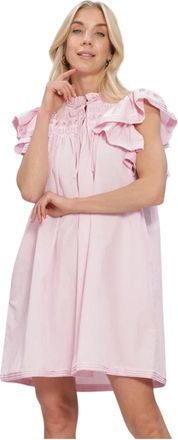 Y.A.S Y.a.s, Kleedjes, Dames, Roze, L, Dames Jurken Yaslura Ss Dress S. Noos