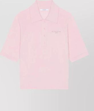 Givenchy silk polo shirt