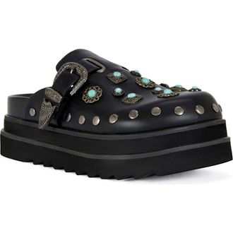 Azalea Wang Mavis Platform Mule in Black at Nordstrom, Size 8