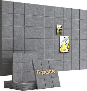 OEM Tablero De Fieltro, 6 Piezas, 3030 Cm, Adhesivos De Fieltro Para Pared, Adhesivos Fotogr&aacute;ficos Pared, Adhesivos Fondo Pared, Adhesivos Pared Diy