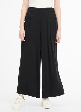 Ragwear Loungehose RAGWEAR LOGGAN, Damen, Gr. XL (42), N-Gr, schwarz, Web, Obermaterial: 100% Viskose, unifarben, regular fit kn&ouml;chellang, Hosen Loungehose