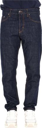 Jacob Cohen Scott Jeans - Heren - Regular Fit Jeans - Blauw - W30 - Katoen - Jeans
