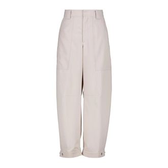 Closed Pantaloni Larghi - - Trousers - Donna - Beige - W27 L32