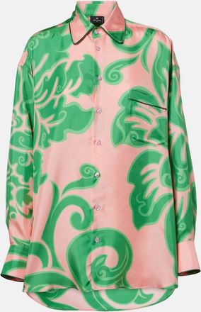 Etro Blusa in seta con stampa