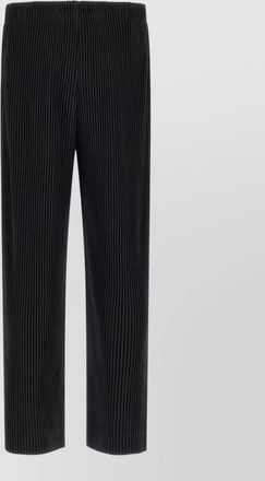 Homme Pliss&eacute; Issey Miyake pleated straight-leg trousers