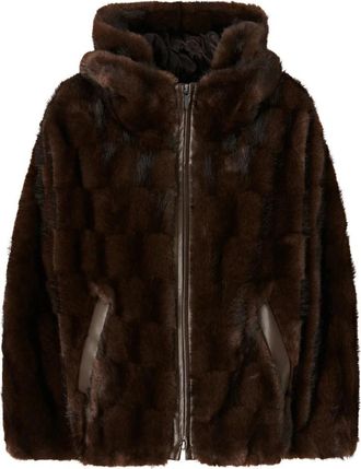 Pinko Cadetia Cappa Aspen Aspetto - Dames - Jassen - Bruin - L - Jassen