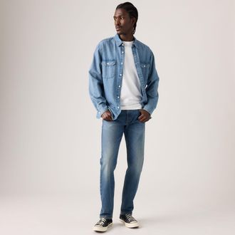 Levi's 502 Taper Jeans - Mens - 29X30 - Medium Wash / Top Tune Advanced