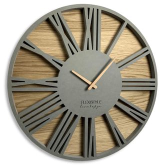 OEM Reloj De Pared Romano Grande Estilo Loft Para El Sal&oacute;n, 50 Cm