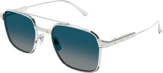 Cartier Ct 0610S Zonnebrillen - Heren - Zonnebrillen - Grijs - 54 MM - Accessoires