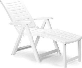 OEM Sill&oacute;n De Resina Plegable Arizona Blanco Progarden