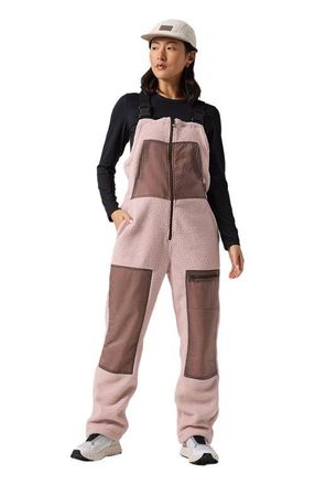 Backcountry Wander Pile-Fleece Overall - Womens in Bark at Nordstrom, Size Medium