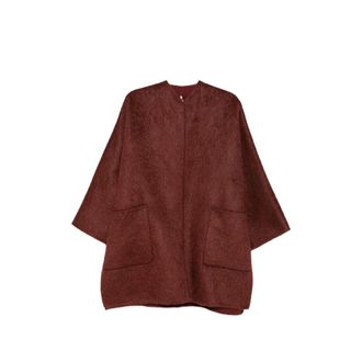 Max Mara Brushed-finish Oversized Coat