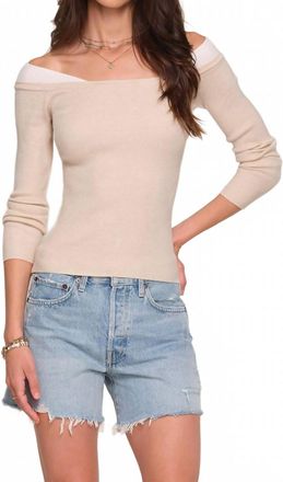 Heartloom Salima Top In Bisque