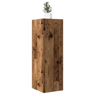 Berkfield Home TV Cabinets 2 pcs Old Wood 30.5x30x90 cm Engineered Wood in Brown