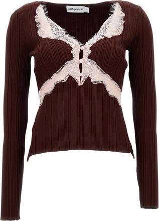 Self Portrait Donna, Top, Marrone, XS, new