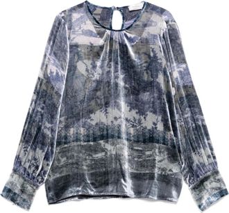 Pierre-Louis Mascia Kanpur Blouse - Dames - Blouses - Blauw - XS - Overhemden