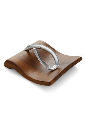 Nambé Breeze Napkin Holder in Silver at Nordstrom