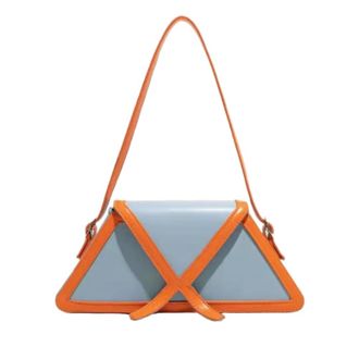 Generic NYSDM Luxury Designer Panelled Trapezoid Underarm Bag Womens Trendy Shoulder Bags Armpit Bags Lady Fashion Handbags