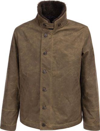 Manifattura Ceccarelli Wax cotton jacket