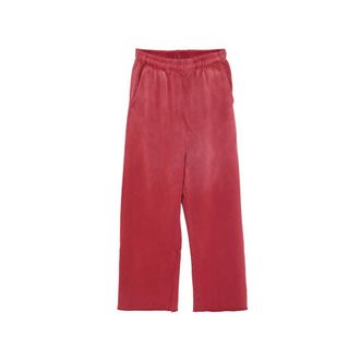 Entire studios Faded-wash Raw-cut Track Pants