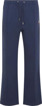 Casablanca Blauwe katoenen broek voor mannen - Heren - Wijde Broeken - Blauw - XL - Katoen - Broeken
