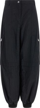 Jacquemus Le Cargo Ovalo Pantaloni Nero-Donna