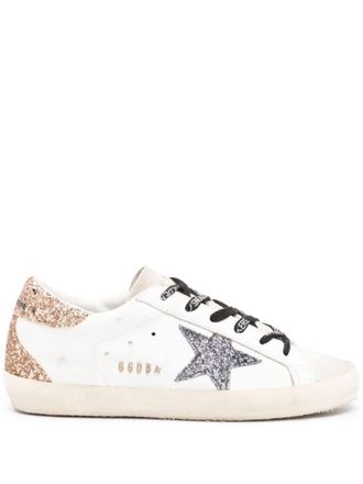 Golden Goose White Lace Up Sneakers