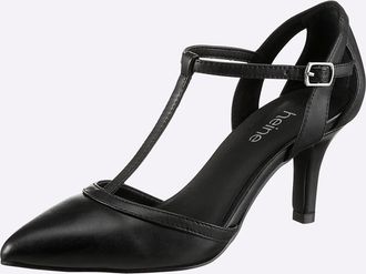 Heine Pumps HEINE, Damen, Gr. 36, schwarz, Synthetik, Schuhe Pumps