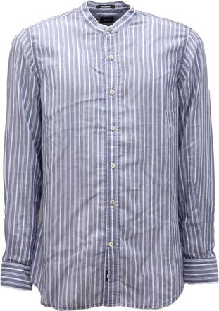 Officina36 Korean Collar Shirt Blue Lemon