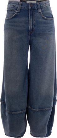 A Gold E Jeans, Dames, Blauw, W25, Denim, Lantern Jean (Weightless)
