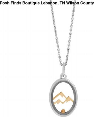 Origami Jewellery Womens Seed Capsule Locket In Silver