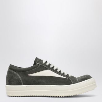 Rick Owens Vintage sneakers in eucalyptus/milk white suede