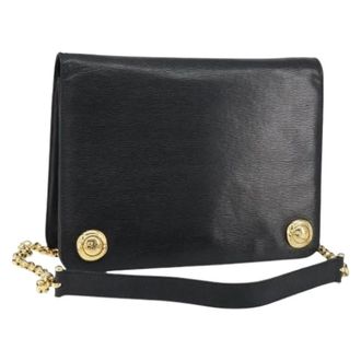 Chlo&eacute; Pre-owned Cross Body Bags, female, Black, Size: ONE SIZE Pre-owned Leather Shoulder Bag